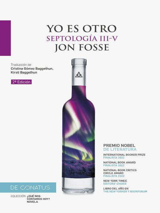 Cover image for Yo es otro. Septología III-V